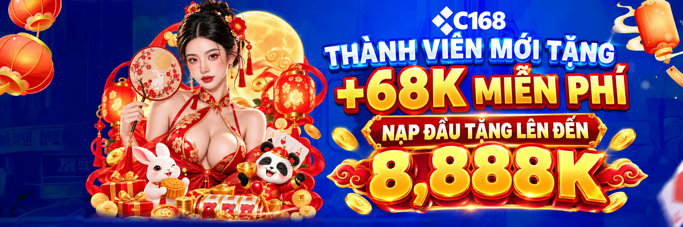 C168 nạp đầu tặng 68K